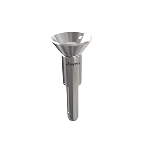 Jergens 883024 KLP, Recessed Button, 1/4 X 2.50 SS