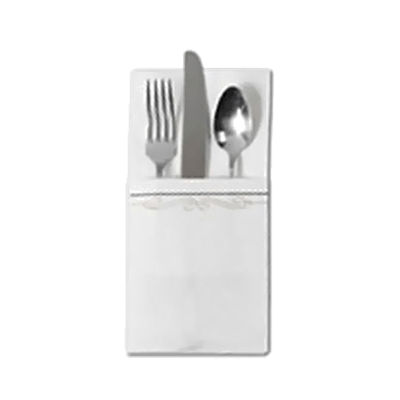 Dinex Filigree Pocket-Fold Paper Dinner Napkins