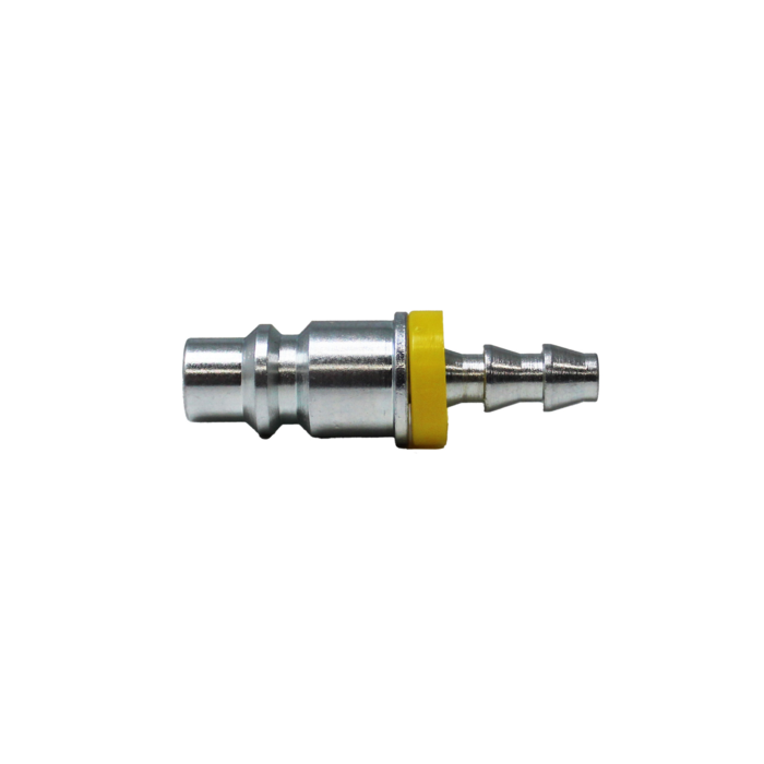 Industrial Steel Air Plug (3/8" Plug, 1/4" Push On Barb) Bulk Packed