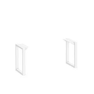 PLTLP-HS-20 20" LOOP HUTCH SUPPORT SET- WHITE