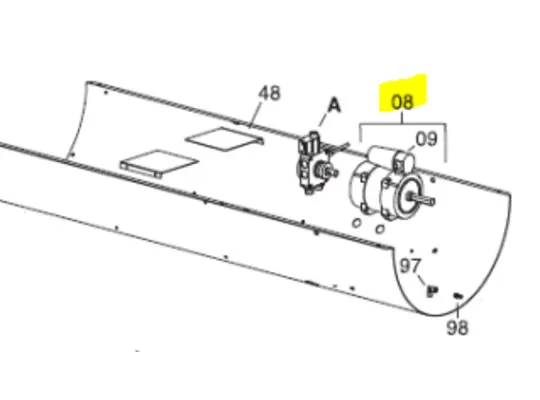 Veloci Heaters Blaze 200 Motor with Capacitor
