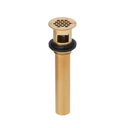 155A-BGPVD: Brushed Gold PO Plug Open Grid (PVD)