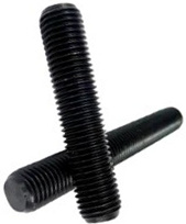 5/16" - 18 X 12" FULLY THREADED STRAIGHT ROD SAE J429 GR 8 PLAIN