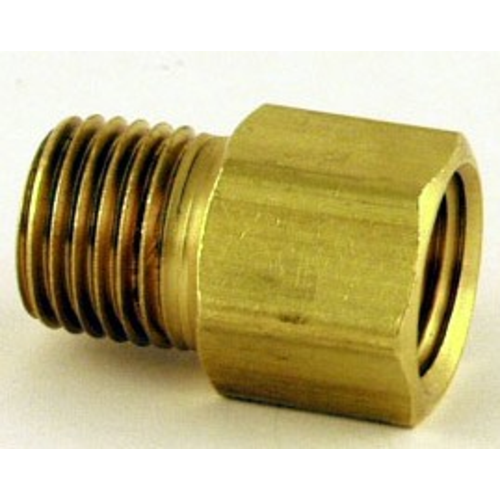 Adapter 1/4'F X 1/4'M Brass