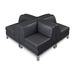 9995 CLUB CHAIR CORNER - BLKU164