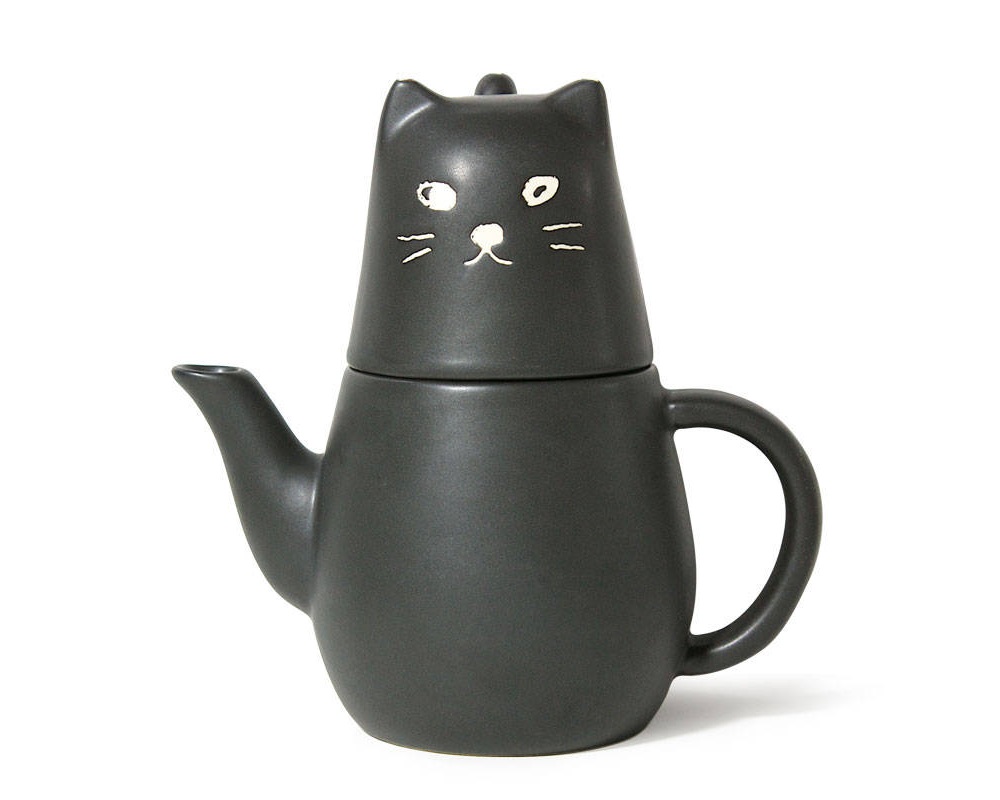 Black Cat Tea Set
