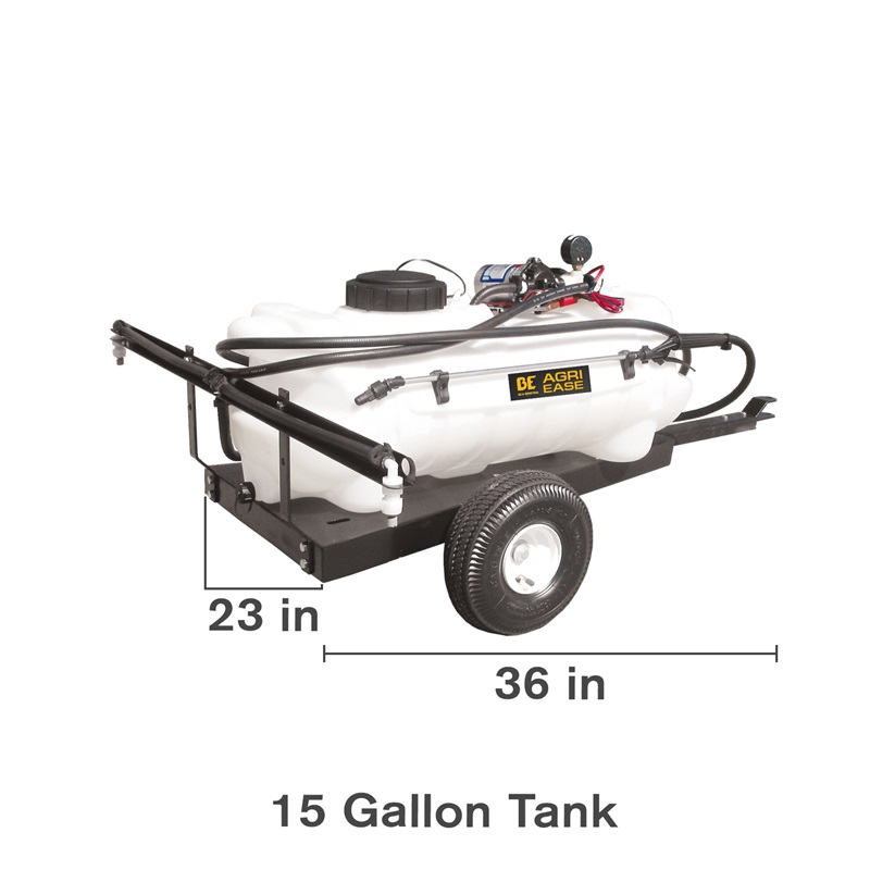 Braber Equipment 15 Gallon Trailer Lawn Sprayer