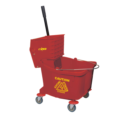 Winco MPB-36R With Wringer Mop Bucket