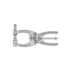 Carr Lane CL-252-PL Forged Toggle Pliers (700lbs) 1-3/4" Jaw, Flat Cushion Spindle
