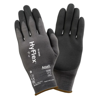 Coated Gloves - Foam Nitrile - Nylon Liner - High Abrasion Performance - Large