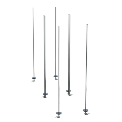 Metro lbTAC HD Qwiktrak High Density Double Deep Storage System Stationary Intermediate Unit Kit