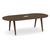 8' Signature Racetrack Conference Table with Wood VA Legs - Modern Walnut Top, Silver Mount, Modern Walnut Base