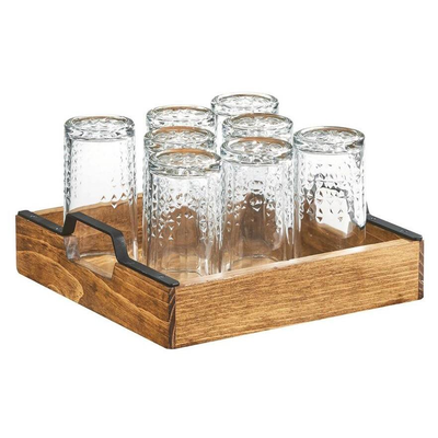Cal-Mil 3701-99 12"W X 12"D x 3-1/2"H Madera Serving Tray