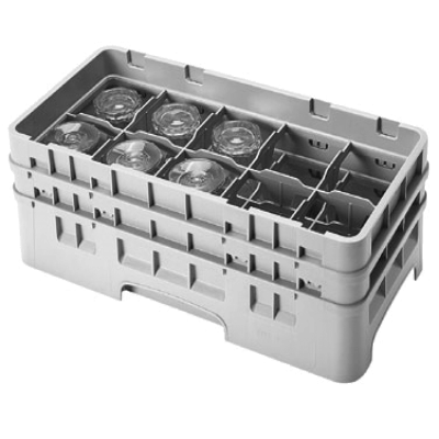 Cambro 10HS434184 Camrack Glass Rack with 2 Extenders