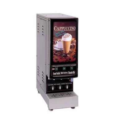 Grindmaster-Cecilware 3K-GB-NL (3) 4 Lbs Capacity Hoppers Low To Medium Volume Electric GRINDMASTER GB Hot Powder Cappuccino Dispenser