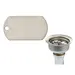 151A-BNPVD: Brushed Nickel Stainless Steel Basket Strainer (PVD)