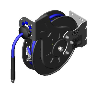 T&S Brass B-7232 Hose Reel System Open