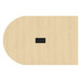 PL138T HALF RACE TRACK SHAPE 72x47 TOP- MAPLE