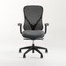 58811 KONFURB NUVÉ CHAIR - Black Frame w/Charcoal Seat