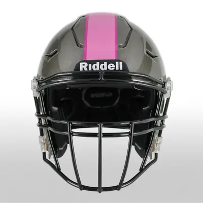 Breast Cancer Awareness Pink Football Helmet Stripes - Style 3