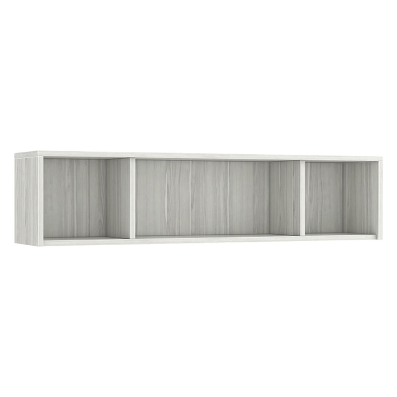 PL1044OH - 71" ELEMENTS SERIES OPEN HUTCH- Silver Birch
