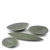 Hazara Leaf Plate Green 11.75"