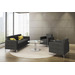 9071 HAGEN CLUB CHAIR WITH METAL LEG- SLATE