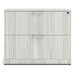 PL112 35"w 2 DRAWER LATERAL FILE- SILVER BIRCH