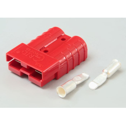 Connector, 50A Red W/#6 Contacts