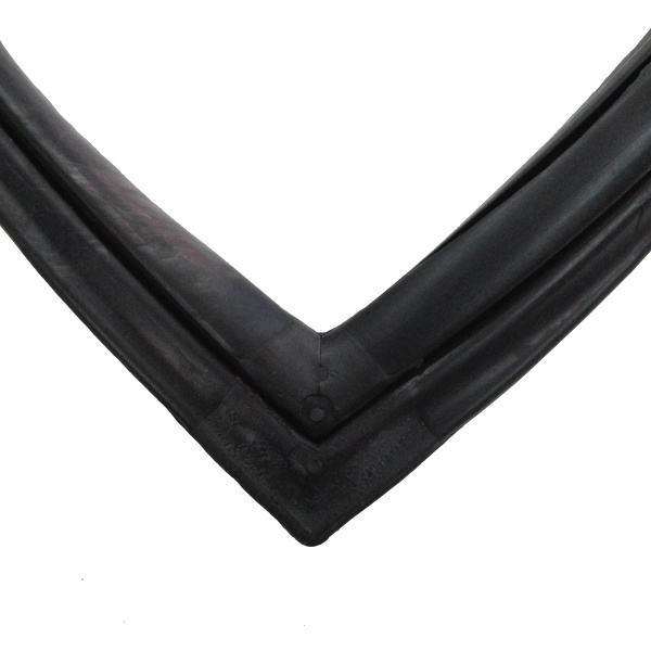 Carpenter 1950 Mercury Back Window Rubber Seal Weatherstripping - Single Groove For Chrome - NOS