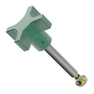 Carr Lane CL-16-KESA Extruded Hand Knob Assembly, Swivel Foot, 3/4-10 x 4-13/16