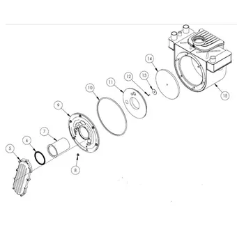 GASKET CHANNEL TO BURNER; PF-50 thru 460; PFW