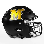 Ghost Finish Chrome Football Helmet Decals