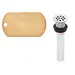 PRODRAIN-BGPVD: Brushed Gold PO Plug Open Grid No Overflow PO Plug (PVD)