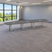 PALBS4192N - 16 ft. Classic Boat Shape Conference Table with Brushed Palmer Base