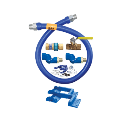 Dormont Manufacturing 16100KIT2S24PS Dormont Blue Hose Moveable Gas Connector Kit 1" Dia.