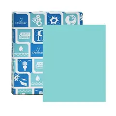 8.5 X 11 65 LB BLUE EARTHCHOICE OPAQUE COVER PAPER, 82476, 250/RM