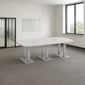 PALAR7636N-BRUSHED - 8ft. Arena Conference Table with Brushed Palmer Base