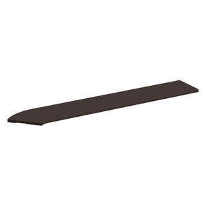 PBTC71R 71" CORNER TRAN TOP RIGHT- ESPRESSO