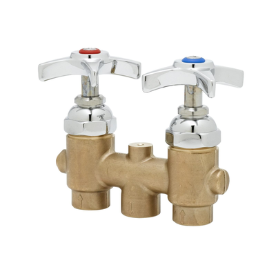 T&S Brass B-2297 Concealed Mixing Faucet 4-Arm Handles