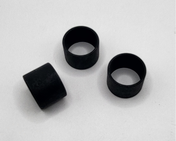 17.2MM X 19.8MM X 15MM BUSHING 1215 STEEL MAGNI 575 BLACK PER PRINT
