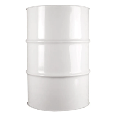 Steel Drum - Closed Top - 55 Gallon - White - Lined - UN Rated