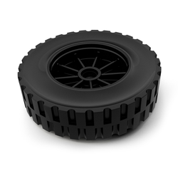 Tennant/Nobles - 4034900 - Tire Assy, Solid, 20.8 X 5.0, W/ Brg (Replaces Tennant 1061961)
