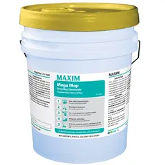 MAXIM NO RINSE MEGA MOP FLOOR CLEANER, LEMON, 1 GALLON, 4/CS   FC1800