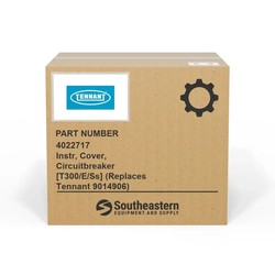 Tennant/Nobles - 4022717 - Instr, Cover, Circuitbreaker [T300/E/Ss] (Replaces Tennant 9014906)