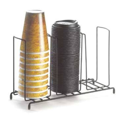 Cal-Mil 1229 13"W x 4-1/2"D x 8-1/2"H Cup/Lid Organizer