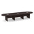 14' Classic Racetrack Conference Table with Panel Base - Espresso