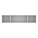 PL1044OH - 71" ELEMENTS SERIES OPEN HUTCH- White