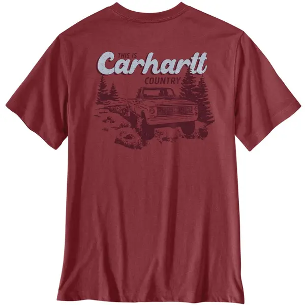 CARHARTT 107455 - Men's Irvine Relaxed Fit Truck T-Shirt - Amber Terrain Heather
