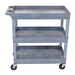 LUXOR EC111-G 32" x 18" Tub Cart - Three Shelves
